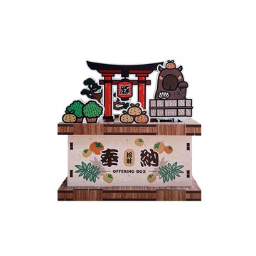 【DIY手作】水豚君奉納存錢筒 辦公室小物 招財 卡皮巴拉 收納