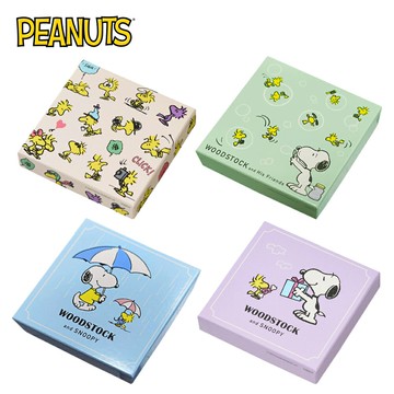 【日本正版】史努比 盒裝便條紙 日本製 1種圖樣 便條紙 收納盒 小物收納 糊塗塌客 Snoopy PEANUTS