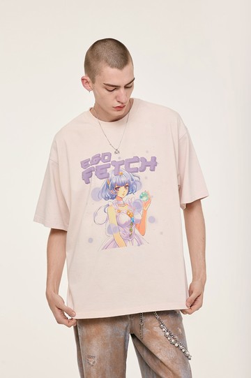 EGO FETCH Comic Printed T-shirt 漫畫印花 短袖 EGO25SSTST110