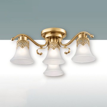 E27鄉村風半吸頂三燈 B102-13-62924