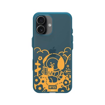 iPhone 17 Clear (相機按鈕) 夜幕藍 - BT21 - Monochrome CHIMMY