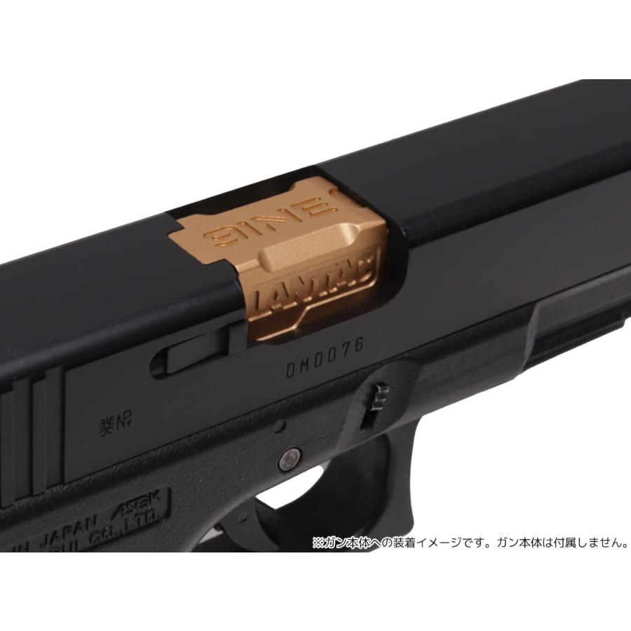 5KU-GBBR-002B　5KU Lantacタイプ 9INE アルミCNC スレッドアウターバレル CCW for TM G17 G18C G22 GB-449-BK