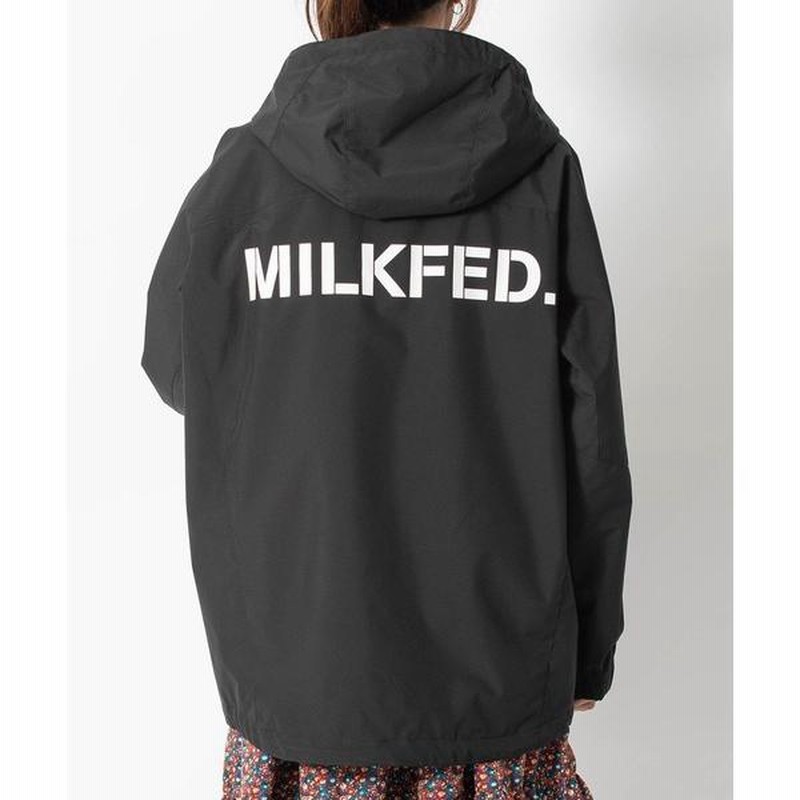 マウンテンパーカー ミルクフェド レディース MILKFED BACK LOGO