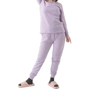 MI MI LEO TR台製超舒適保暖刷毛居家衣褲/保暖衣/保暖褲/發熱衣/發熱褲 褲子  XL  夢幻紫