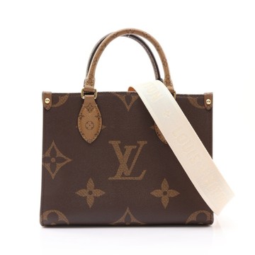 LOUIS VUITTON LV 路易威登 OnTheGo PM 兩用包 棕色 原花帆布 (缺小包) M46373 【二手名牌BRAND OFF】