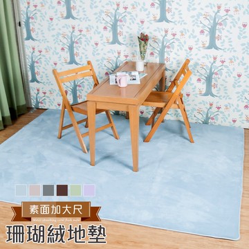 加厚絨毛素面特大地毯 200x240cm 宜家寶 素面地墊 特大尺寸 賣家宅配免運費 超柔軟海棉 地毯 地墊【E022】