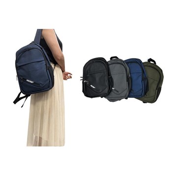 後背包中小容量可A4紙防水尼龍布水瓶外袋休閒上班上學成人青少年皆適用