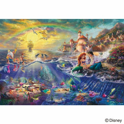 Disney ディズニー パネル付き 1000ピースジグソーパズル The Little Mermaid キッズ 通販 Lineポイント最大get Lineショッピング