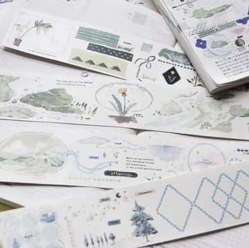 山與川林 PET 和紙膠帶 台灣製 10米卷