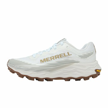 Merrell 越野跑鞋 Agility Peak 6 女鞋 白 卡其 膠底 黃金大底 戶外 ML00005074