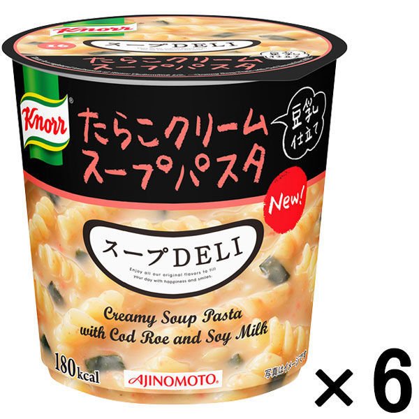 味の素インスタント　クノール　スープDELI　たらこクリーム　6個　スープデリ　味の素