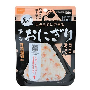 Onisi 日本尾西即食飯 乾燥飯/登山糧食/防災備糧 FR1012 鮭魚三角飯糰