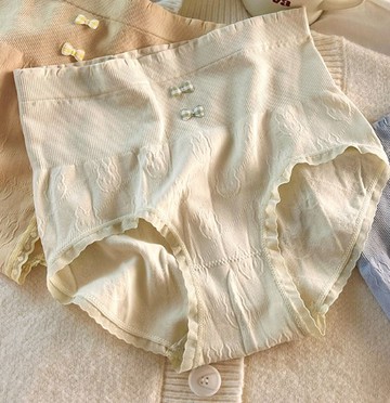 6條裝高腰內褲女收腹提臀無痕純棉大碼舒適透氣少女三角褲