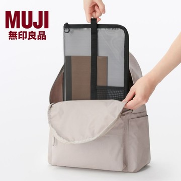 現貨 MUJI 無印 上課必備 網格直式A4收納袋 資料袋 通訊袋 A4文件袋 直式文件袋 無印良品 日本代購 日本進口