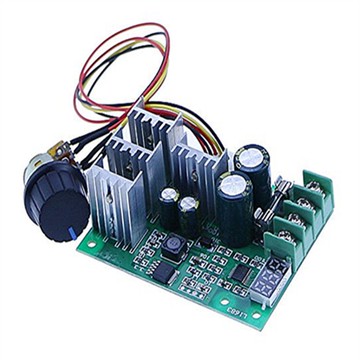 【AI電子】*(11-15)PWM直流電機調速器DC馬達驅動開關30A 數顯6V12V24V48V