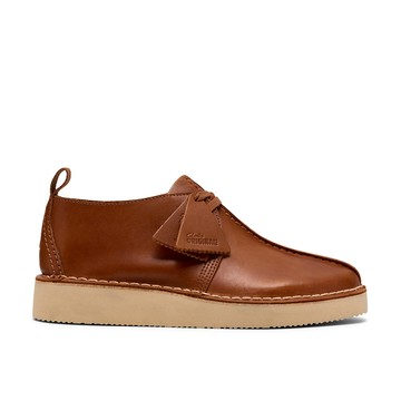 Clarks ORIGINALs-Desert Trek 2026男款真皮沙漠行者短靴(棕褐色)CLM85773R