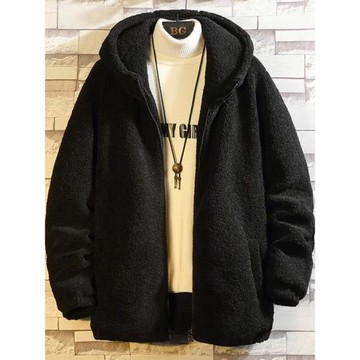 (免運)羊羔絨外套男冬季羊羔毛棉襖2025新款搖粒絨棉服冬裝加絨加厚棉衣