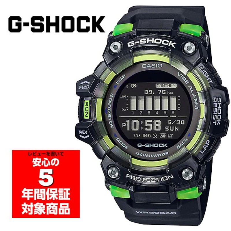 G-SHOCK GBD-100SM-1 デジタル メンズ 腕時計 ブラック グリーン ...