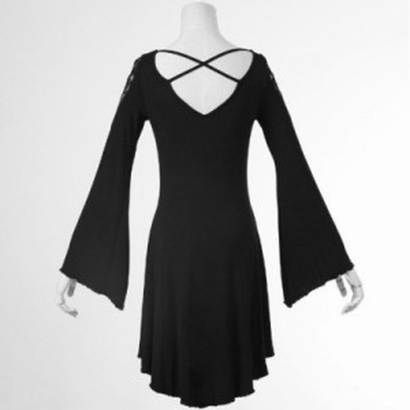 ゴシックバッククロス 長袖 ワンピース ブラック 黒 ゴスロリ ゴシック パンク ロック ロリータ ビジュアル系 ヴィジュアル系 V系 ダーク 通販 Lineポイント最大1 0 Get Lineショッピング