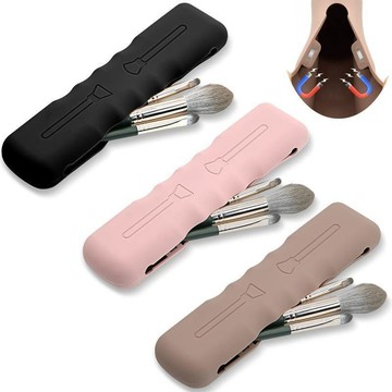 👜 化妝收納包 👜硅胶化妆刷包旅行便携化妆工具包吸磁式化妆刷保护套化妆刷收纳包