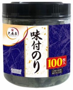 大森屋 味付のり１００枚卓上容器入り  ×40