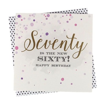 70歲就是新的60歲【Clare Maddicott INK卡片-生日祝福】