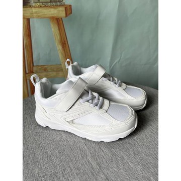 外貿日本單男女運動鞋小白鞋休閑魔術貼童鞋白色學生鞋活動禮儀鞋