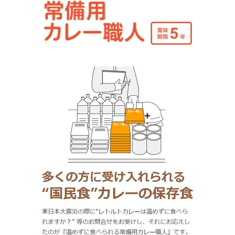 常備用温めずに食べられるカレー職人 甘口 3食パック×10個(常温保存 非常食 備蓄 ローリングストック レトルト)