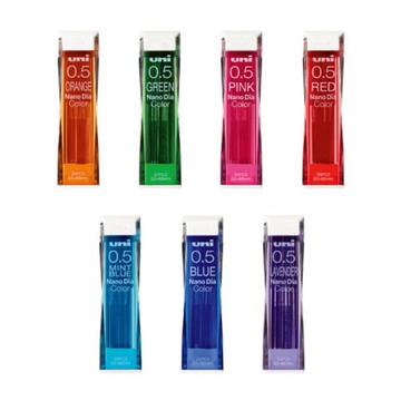 【STU】UNI 三菱  202NDC 0.5 / 0.7 彩色 鉛筆芯 筆芯 自動鉛筆芯 20入 薰衣草紫  薄荷青