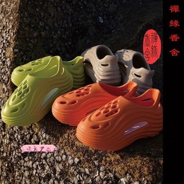 1[品牌微瑕疵]正品外星人款洞洞鞋防滑厚底拖鞋男潮流時尚軟底EVA