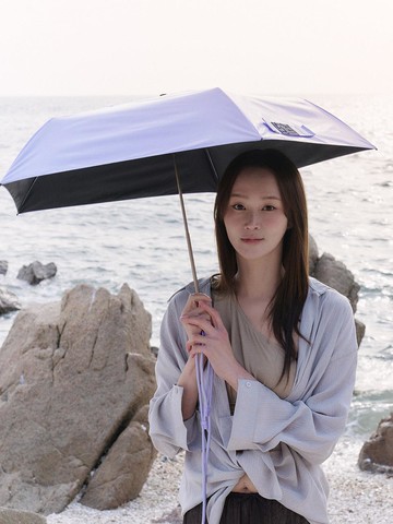 Green Label UV Protection Ultra-lightweight Solid Dual-purpose Umbrella and Parasol LUNOA [12 colors]