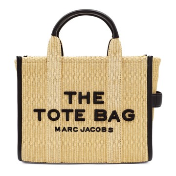 Marc Jacobs The Woven 中款草編托特包 Straw 草編色/付可拆卸長肩帶