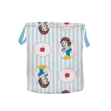 【Disney 迪士尼】圓形收納桶-公主系列 線條白雪 （直徑23*高26cm）_廠商直送