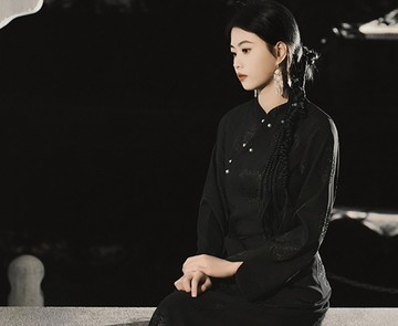 珍珠扣藏裝 改良版修身西藏裙