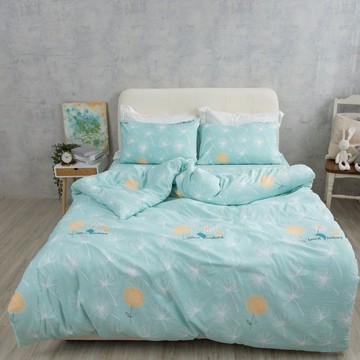 eyah 宜雅 台灣嚴選舒柔 單人 飄飄天使 - 舒適親膚 台灣製造  被套 + 床包