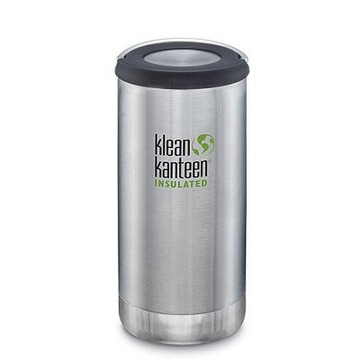 美國Klean Kanteen TK Wide寬口環形蓋保溫瓶355ml-原鋼色