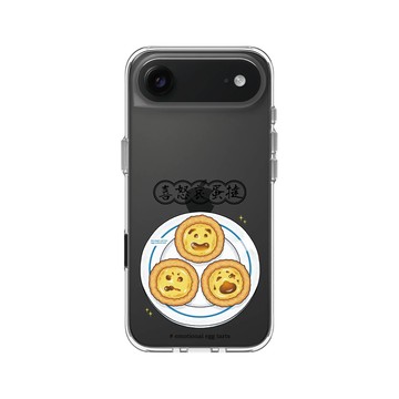 iPhone Air Clear Case（相機按鈕） 透明 - 保羅先生 Mr.Paul - 喜怒哀蛋塔
