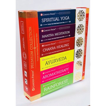 [綺異館]印度香 繽紛花園12香料香 15g/ 管 x 12 GF collection gift set