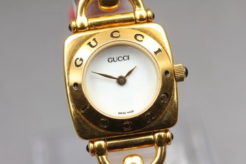 復古古馳女款石英腕錶 GUCCI 6300L
