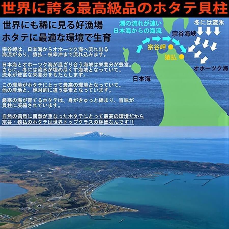 ホタテ ホタテ貝柱 ほたて 北海道 冷凍ホタテ 帆立 刺身 帆立貝柱 ギフト 海鮮 グルメ 正規品 オホーツク 宗谷産 猿払産 ホタテ貝柱 玉冷 300ｇ