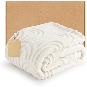 跨境外貿亞馬遜毯子宿舍沙發蓋毯柔軟白毯法蘭絨女生可愛嬰兒毛毯