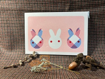 明信片 兔子