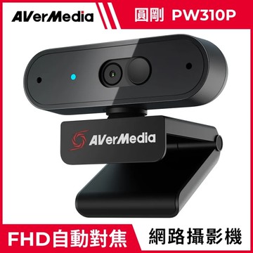 AVERMEDIA 圓剛 PW310P 高畫質自動變焦網路攝影機