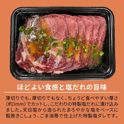 ふるさと納税 上毛町 ねぎ塩牛タン500g(250g×2)