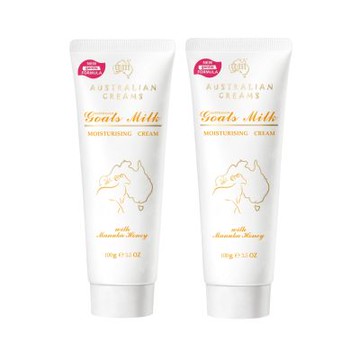 【澳洲G&M】山羊奶潤膚護手霜含曼努考蜂蜜(100g/支 2入組) 即期品-2026年2月到期