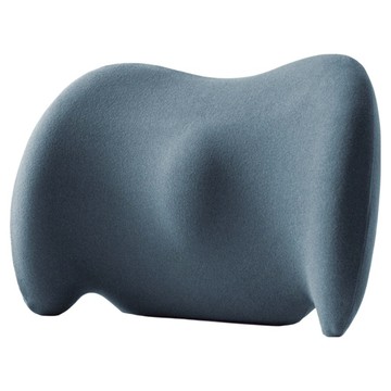 葉子小舖 汽車曲面慢回彈靠墊  藏青色  39 x 30 x 12cm