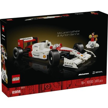 1900【台中翔智積木】LEGO 樂高 Icons 系列 10330 麥拉倫 MP4/4 艾爾頓 冼拿