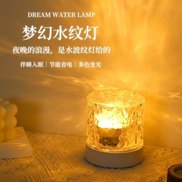 快速出貨🧊水波紋燈 夕陽燈 氣氛燈 氛圍燈 水波紋小夜燈 水紋燈 水波燈 小夜燈Led 夜燈 房間氣氛燈
