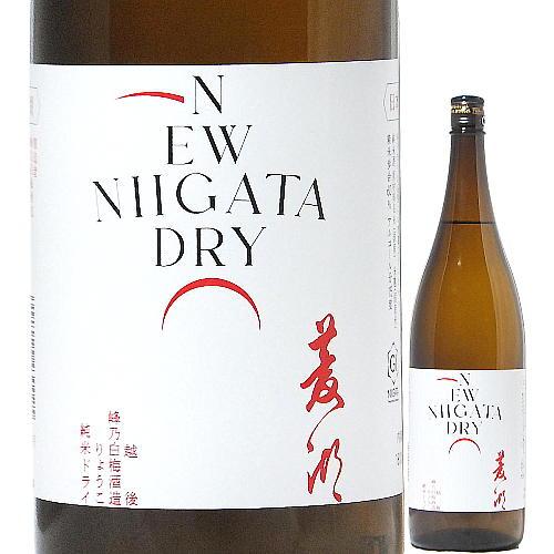 日本酒 辛口 菱湖 純米 ドライ NEW NIIGATA DRY 1回火入れ 1800ml R4BY