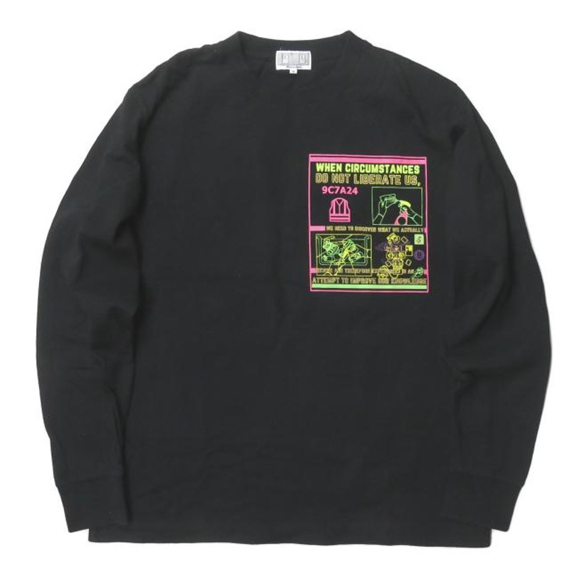 シーイー C.E 日本製 CIRCUMSTANCES LONG SLEEVE TEE グラフィックプリントTシャツ M ブラック 長袖 CAV  EMPT トップス | LINEブランドカタログ